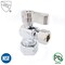 Thrifco Plumbing 5/8 Inch Comp x 3/8 Inch Comp Quarter Turn Brass Angle Stop Valve 4406472 - alternate 4